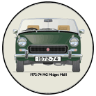 MG Midget MkIII (wire wheels) 1972-74 Coaster 6